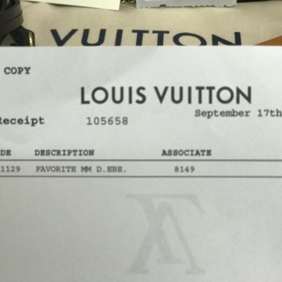 100% Auth Brand New Louis Vuitton Favorite MM - Picture 7 of 7